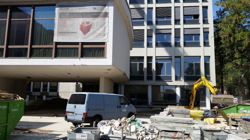 Izum stavba v izgradnji