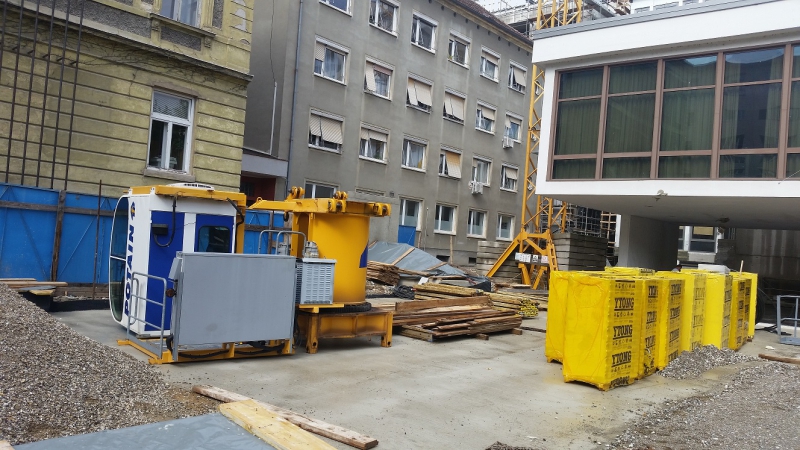 Izum stavba v izgradnji