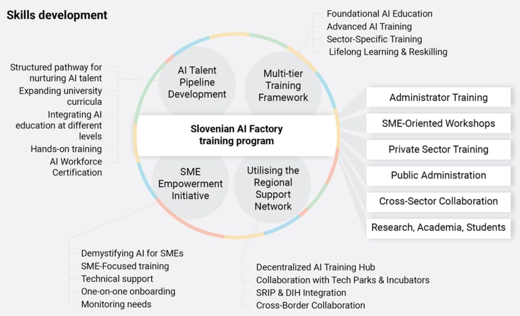 Skills development schematic